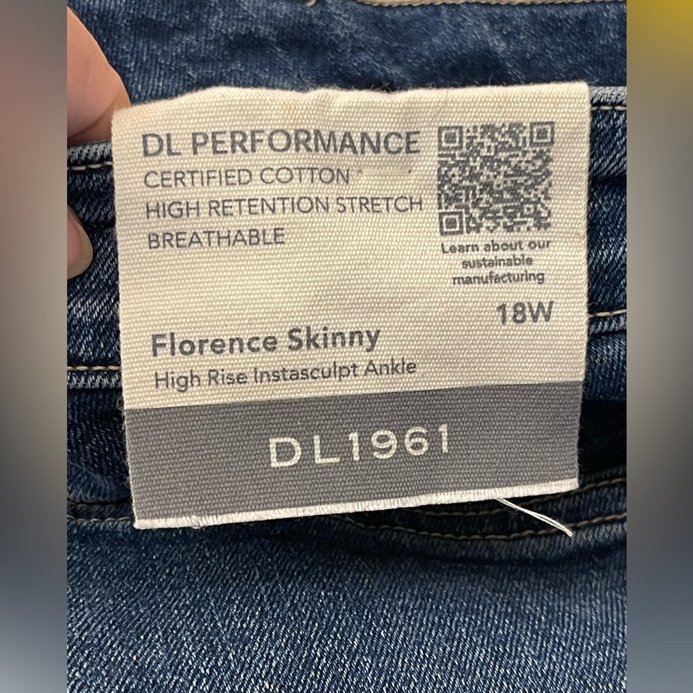 Dl1961 Jeans nwt sz 18 & 20 Florence Skinny high rise insta sculpt ankle. - Picture 4 of 10